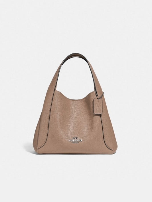 Coach-78800-Hadley-21-Pabbled-Leather-Taupe-depan