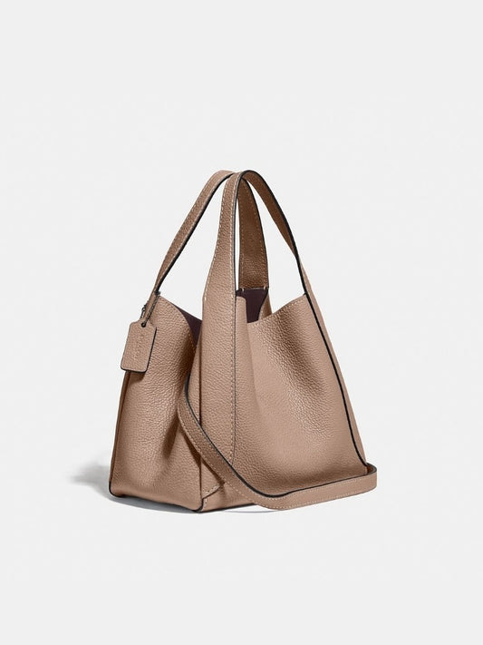 Coach-78800-Hadley-21-Pabbled-Leather-Taupe-samping