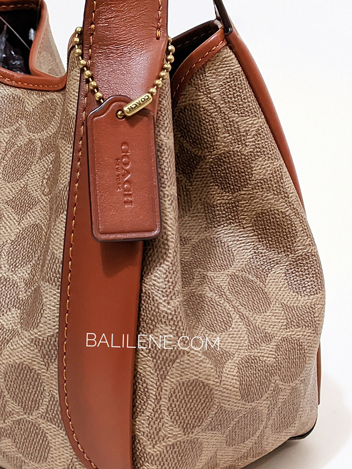    Coach-79251-Hadley-Hobo-21-In-Signature-Canvas-Tan-Rust-Balilene-detail-samping