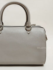 Coach 79946 Crossgrain Rowan Satchel Grey Brich