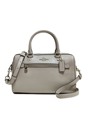 Coach 79946 Crossgrain Rowan Satchel Grey Brich