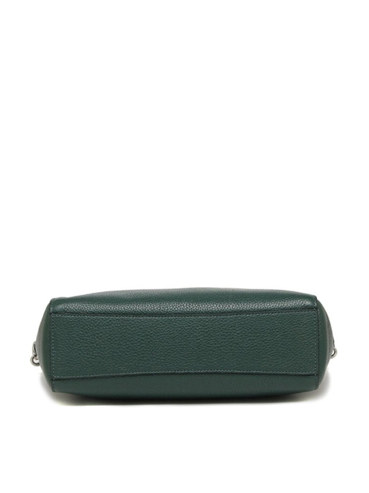 Coach 79997 Pabbled Leather Prairie Satchel Dark Ivy