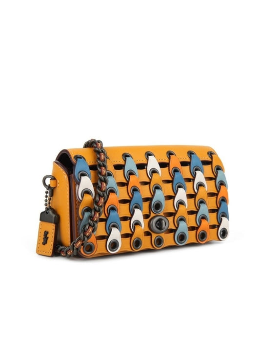 Coach 86832 Link Dinker Colorblok Goldenrod Multi