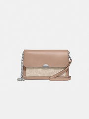 Coach 87898 Colorblock Signature Dreamer Crossbody Sand Taupe Balilene