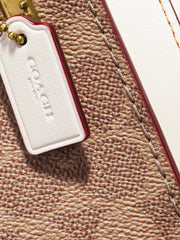 Coach 88542 Dreamer 21 Signature Kisslock Khaki Chalk