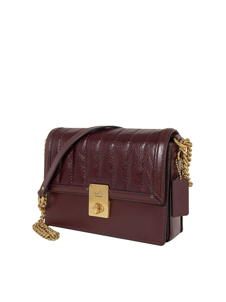 Coach 89066 Hutton Shoulder Bag With Quilting Cranberry – Balilene Coach 89066 Hutton Shoulder Bag With Quilting Cranberry – Balilene