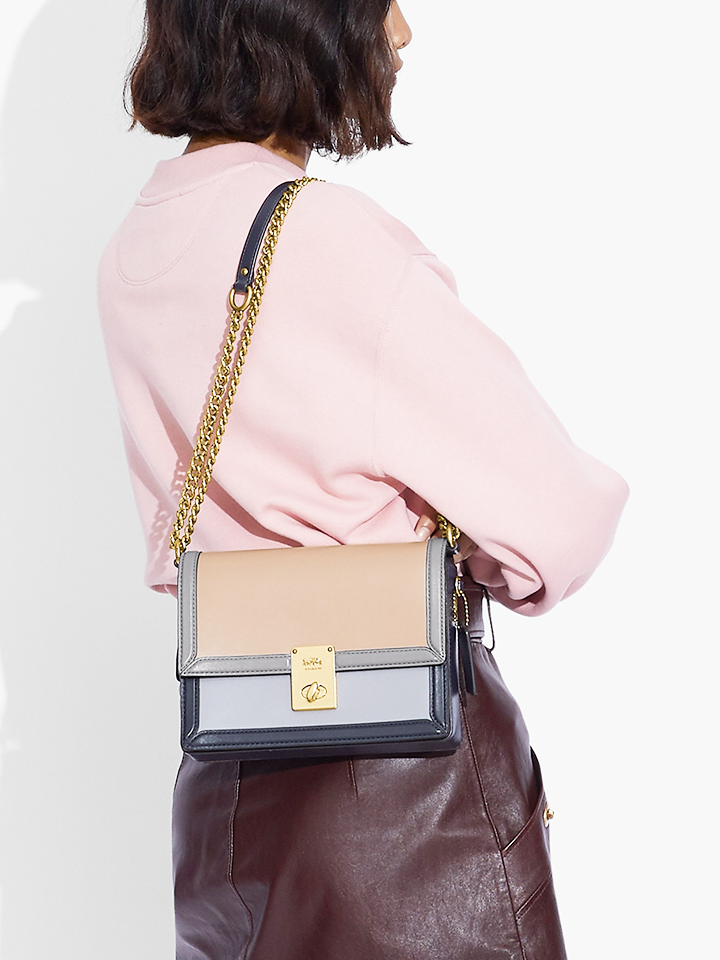 Coach hutton saddle bag taupe outlet