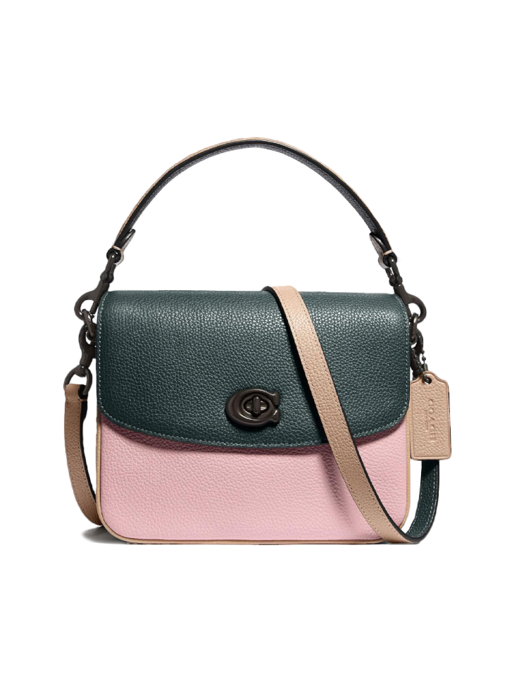 Coach cassie colorblock leather crossbody bag Clearance