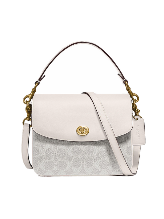 Coach 89089 Cassie Crossbody 19 In Signature Canvas Chalk