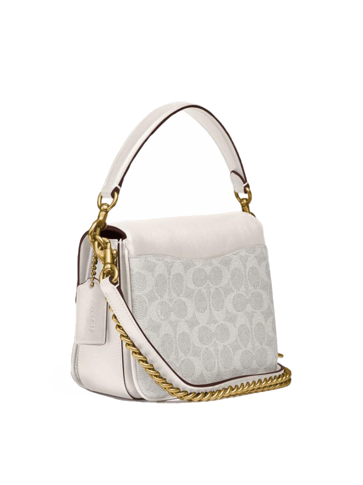 Coach 89089 Cassie Crossbody 19 In Signature Canvas Chalk
