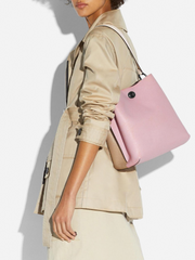 Coach Charlie Bucket Bag In Colorblock Aurora Multi