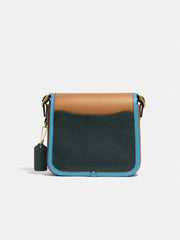 Coach 89126 Rambler Colorblok 16 Light Saddle Pine Green