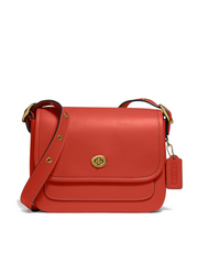 Coach 89127 Rambler Glovetanned Leather Crossbody Bag Mango