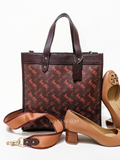 Coach-89143-Field-Tote-With-Horse-And-Carriage-Print-Oxblood-Cranberry-Balilene-detail-depan