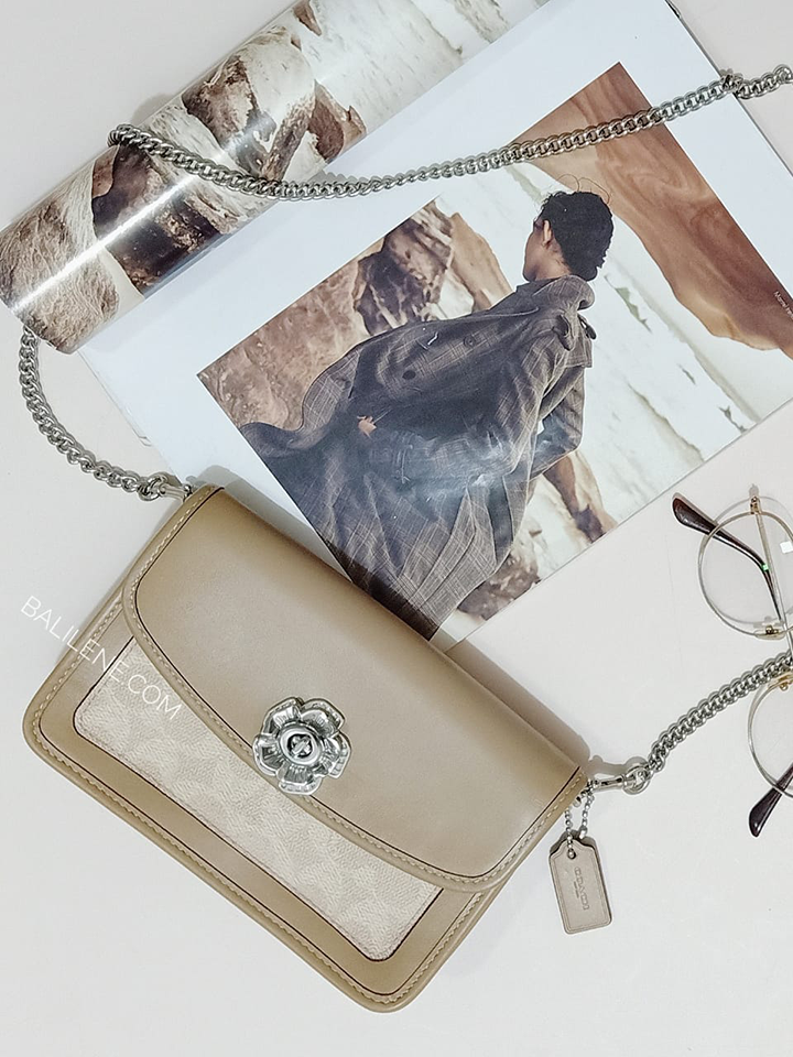 Coach 89289 Parker Crossbody Signature Taupe