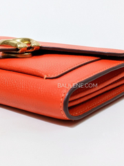 Coach 89364 Tabby Chain Clutch Red Orange