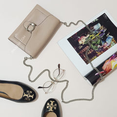 Coach 89364 Tabby Chain Clutch Taupe