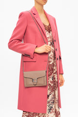 Coach 89364 Tabby Chain Clutch Taupe