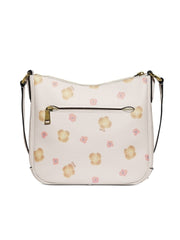 Coach 89470 Chaise Pansy Print Chalk
