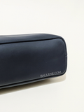 Coach 901 Kisslock Clutch With Blocked Floral Print Navy/Black Multi