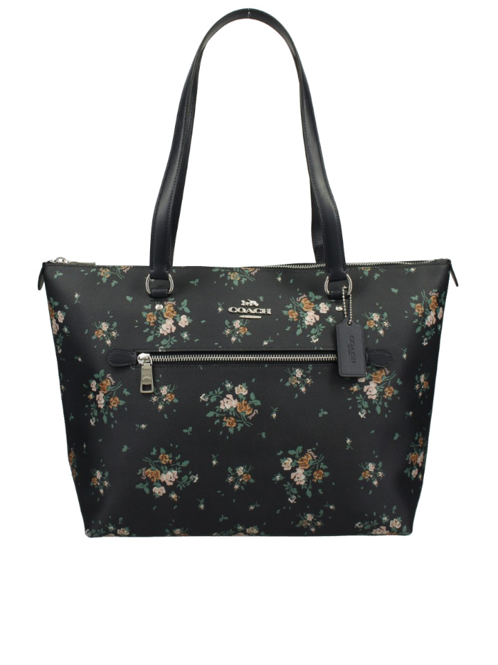     Coach-91023-Gallery-Tote-With-Rose-Bouquet-Print-Midnight-Multi-balilene-depan