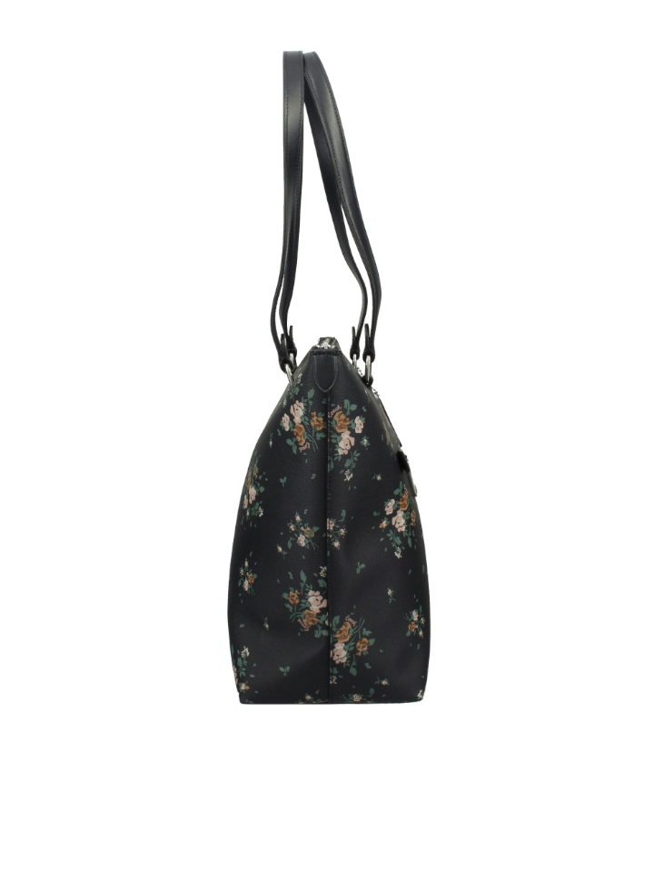    Coach-91023-Gallery-Tote-With-Rose-Bouquet-Print-Midnight-Multi-balilene-samping