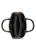 Coach Mini Lillie Crossgrain Carryal Black