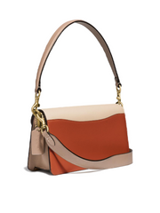 Coach 91215 Tabby Shoulder Bag 26 With Signature Canvas Tan Ivory