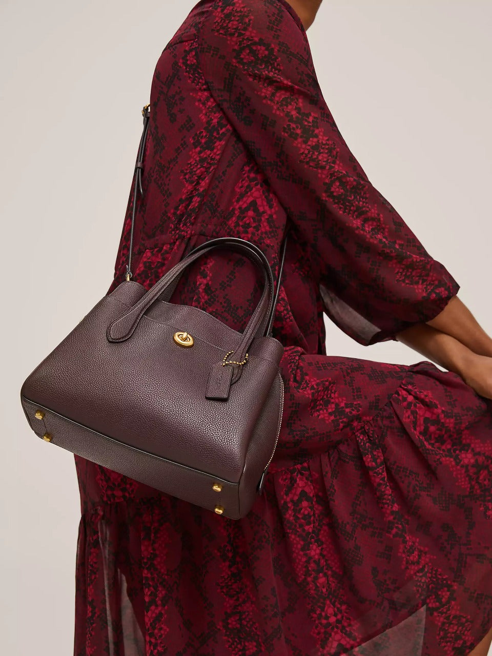 Coach 91740  Lora Carryal 30 Oxblood