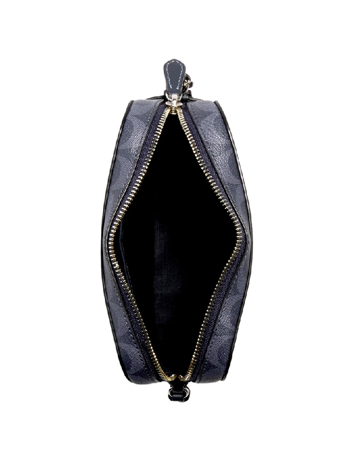 Coach 91904 Mini Camera Bag In Signature Canvas Denim / Navy