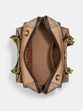 Coach 93810 Dreamer 27 Signature Blocked Snake Tan Sand