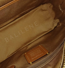 Coach 93810 Dreamer 27 Signature Blocked Snake Tan Sand