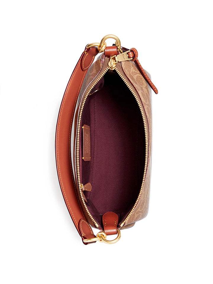 Coach 93847 Shay Crossbody In Signature Canvas Tan Rust