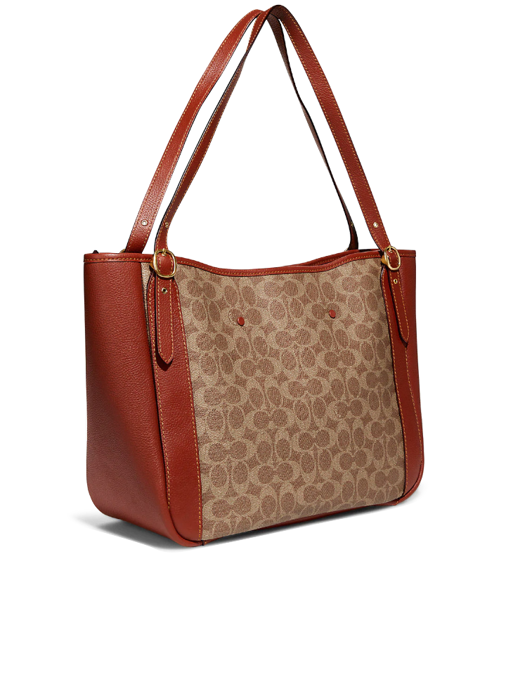 Coach signature tote on sale bag