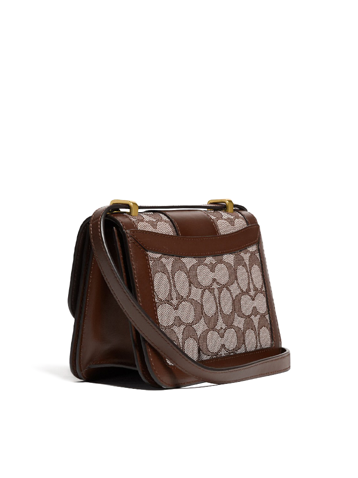    Coach-Alie-Shoulder-Bag-18-In-Signature-Jacquard-With-Snakeskin-Detail-Oak-Maple-Balilene-belakang