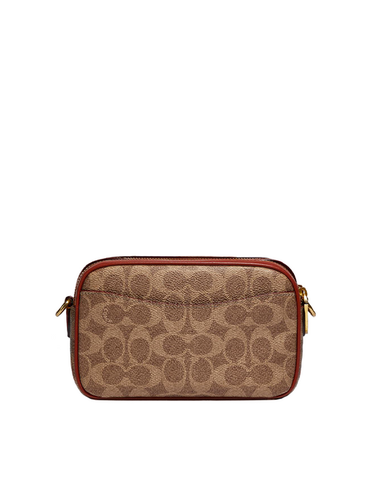 Coach C0694 Willow Camera Bag In Signature Canvas Tan Rust