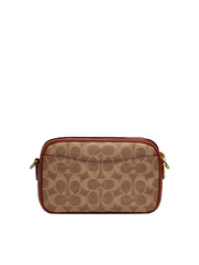 Coach C0694 Willow Camera Bag In Signature Canvas Tan Rust