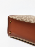 Coach-C0776-Field-Tote-In-Signature-Canvas-With-Horse-And-Carriage-Print-Tan-Truffle-Rust-Balilene-detail-bawah