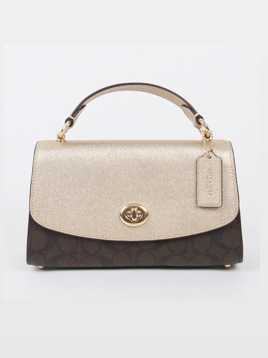 Coach C1441 Tilly 23 Signature Brown/Metalik Pale Gold