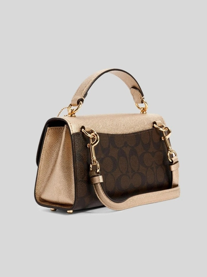 Coach C1441 Tilly 23 Signature Brown/Metalik Pale Gold