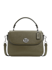 Coach C1557 Marlie Top Handle Satchel Silver / Surplus