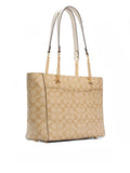 Coach C1565 Marlie Tote In Signature Canvas Light Khaki
