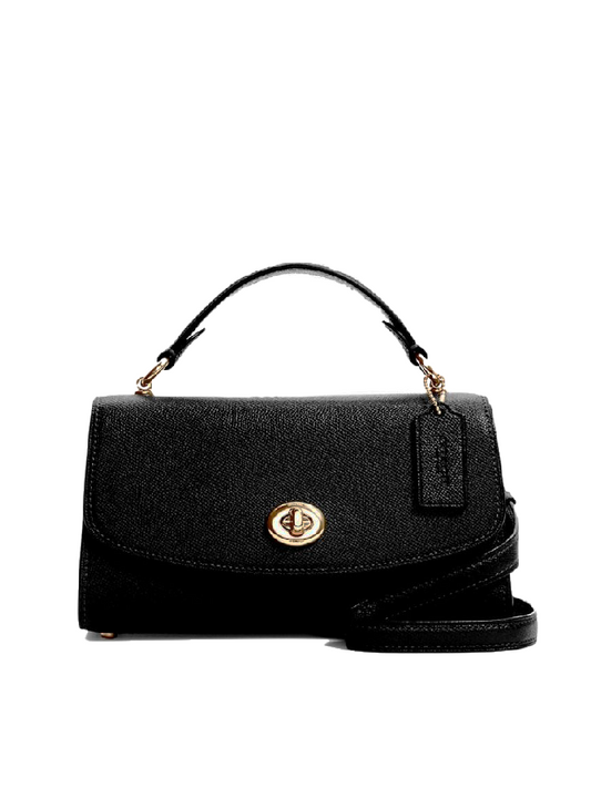 Coach C1802 Tilly 23 Satchel Crossbody Black