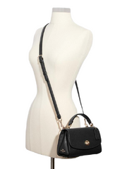 Coach C1802 Tilly 23 Satchel Crossbody Black