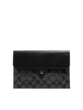    Coach-C2024-Mini-Tablet-Sleeve-In-Signature-Canvas-Gunmetal-Charcoal-Balilene-depan