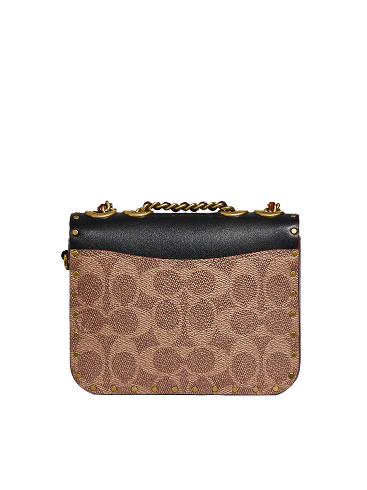    Coach-C2462-Madison-Shoulder-Bag-16-In-Signature-Canvas-With-Rivets-Balilene-belakang