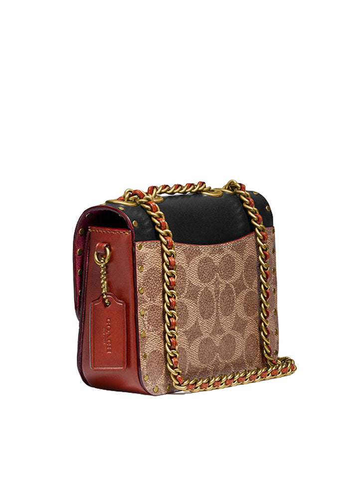    Coach-C2462-Madison-Shoulder-Bag-16-In-Signature-Canvas-With-Rivets-Balilene-samping