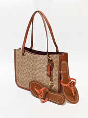 Coach-C2591-Tyler-Carryall-In-Signature-Canvas-Tan-Rust-Balilene-detail-depan1
