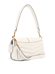 Coach C2801 Georgie Shoulder Bag With Puffy Quilting Gold/Chalk