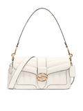 Coach C2801 Georgie Shoulder Bag With Puffy Quilting Gold/Chalk